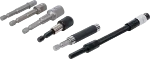 BGS 20819 Adapter- en verlengstukkenset | Voor boormachines | 6-delig