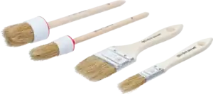 BGS 76525 Kwasten- en penselenset | Plat en rond | 4-delig