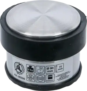 BGS 85550 Deurstopper | Roestvrij staal | 90 x 70 mm | 2 kg