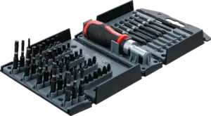 BGS 90106 Torsie Bitset | met ratel-T-greep | 52-delig