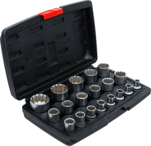 BGS 95101 Doppenset Gear Lock | 12,5 mm (1/2") Aandrijving | 19-delig