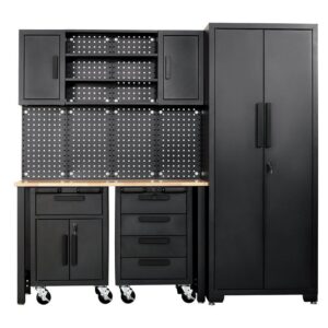 BUNKER D13269 Complete Werkplaatsinrichting | 82 cm | 9-delig