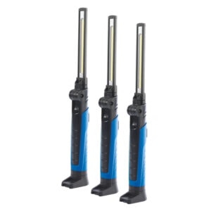 DRAPER AP001 Inspectielampen Set COB LED | 3-delig | 700 Lumen | Blauw