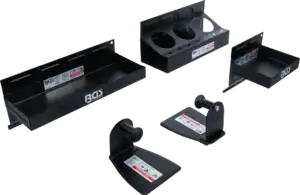 BGS 74574 Magnetische Gereedschapsbakkenset en Papierrolhouder | 4-delig