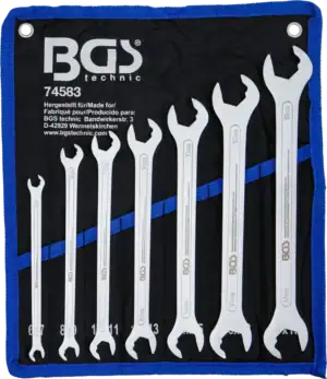 BGS 74583 Extra Dunne Steeksleutelset met Ratelfunctie | 6 – 19 mm | 7-delig