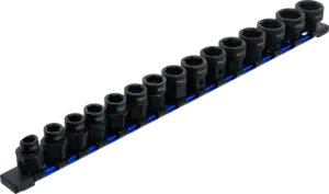 BGS 74700 Krachtdopset Zeskant | Extra Plat | 1/2" Aansluiting | 10 – 24 mm | 15-delig