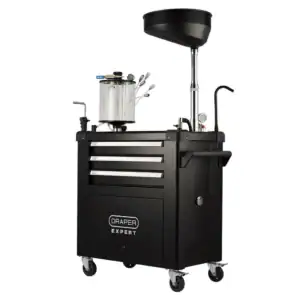 DRAPER D30205 Mobiel Oliestation & Opvangbak | Olieservicestation | 100 liter