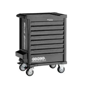 FORCE 10218M-512A Black Edition Practical Gereedschapswagen 8-lades | 512-delig