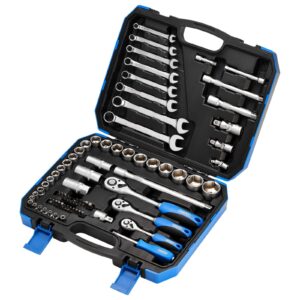 DRAPER D16364 Draper Tools Gereedschapskoffer 1/4" + 3/8" + 1/2" | 75-delig