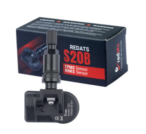 REDATS 19-01-21 S20B | Universele TPMS Sensor | Zwart Aluminium | 315-433 MHz